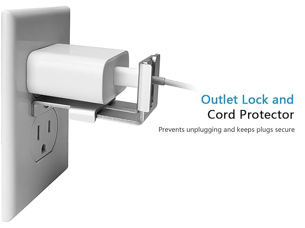 Outlet Lock and Cord Protector