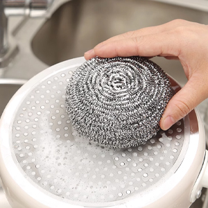 steel wool scrubber
