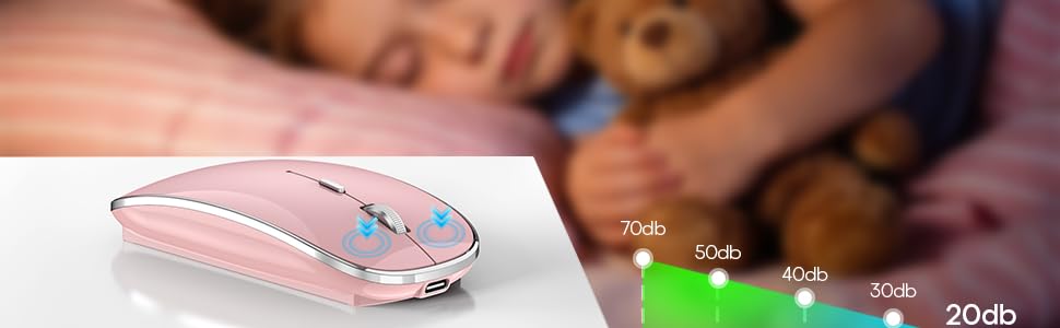 Silent click wireless mouse