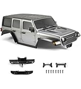 9imod RC Body Shell 6.1 in Wheelbase Shell - ABS Hardtop Body Kit with Front Rear Bumpers for 1/1...