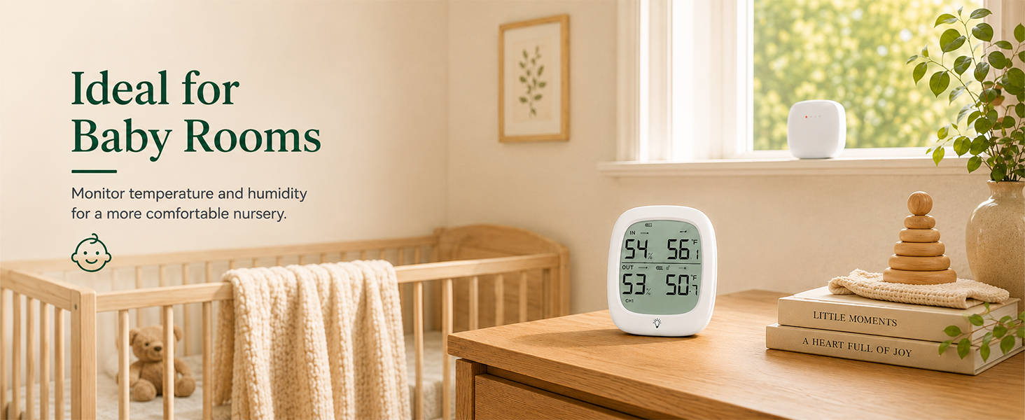 Ideal for Baby Rooms