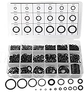 770pcs Rubber O Ring Assortment Kits 18 Sizes Sealing Gasket Washers Made of Nitrile Rubber NBR b...