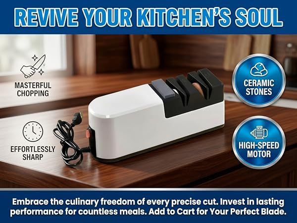 REVIVE YOUR KNIVES, RESTORE YOUR JOY.
