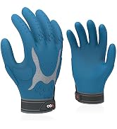 Vgo... NGG X1 1Pair Seamless Utility Gloves,Safety Work Gloves,Anti-slip Palm Mechanic Gloves(XL,...