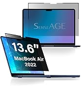 SenseAGE Magnetic Privacy Screen Filter for MacBook Air 13.6 inch 2022 M2 A2681, Easy On/Off Anti...