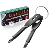 Pocket Screwdriver Keychain Tool, Christmas Gifts, 4-in-1 Mini Screwdriver Gifts for Men, Stockin...