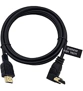 Poyiccot 8K HDMI 2.1 Cable 6feet,8K HDMI 48gbps 90 Degree Up Angle HDMI Male to Male HDMI 2.1 Cab...
