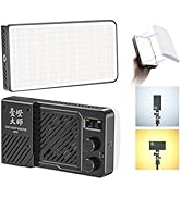 ULANZI 40W Bi-Color Portable Video Light, 5000mAh Rechargeable LED Camera Light, Battery, 8 Scene...