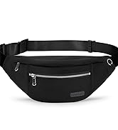 MAXTOP Large Crossbody waist Pack with 4-Zipper Pockets,Gifts for Enjoy Sports Festival Workout T...