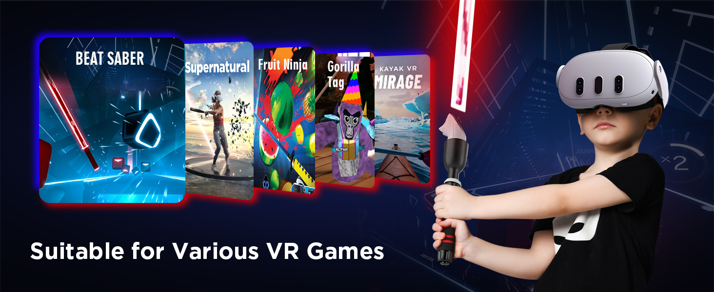 Suitable for Various VR Games