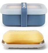 Compact Leakproof Travel Soap Case with Lid & Silicone Strap - Portable Draining Soap Bar Holder ...