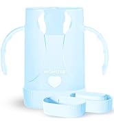 MOMUSE Dual-Lid Squeeze Pouch Holder for Food Pouches & Drink Boxes, Baby Pouch Holder with Large...