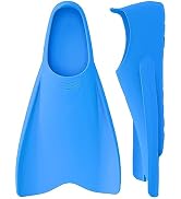 WSTOO Streamlined Swimming Fins,Training Short Flippers,Silicone Swimming Flippers for Kids Adult...