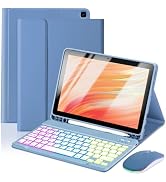 Tablet Case Keyboard with Mouse for Fire HD 10/10 Plus 11/13th | Generation 10.1 inch 7 Co...