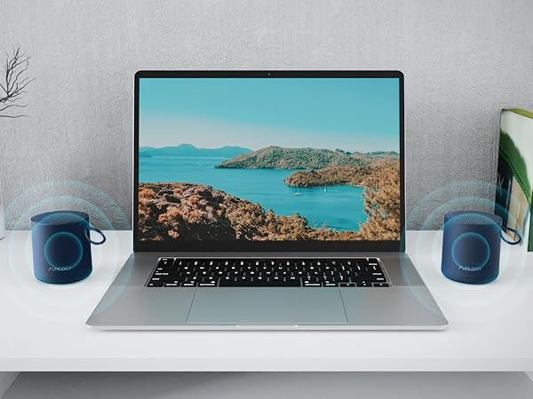 FUNLOGY Portable Mini2 Pair Two for True Stereo