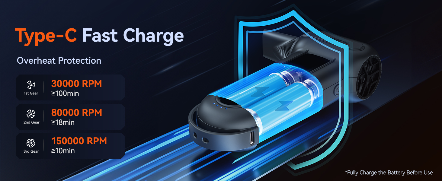 WOLFBOX MF100 Compressed Air Duster