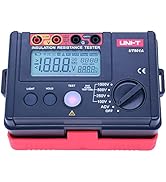 UNI-T 1000V Insulation Resistance Tester Megohmmeter Ground Resistance Tester Meter with LCD Disp...