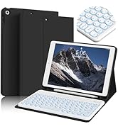 BQDIYOO Keyboard Case for iPad 9th/8th/7th Generation(2021/2020/2019) Detachable Wireless Bluetoo...