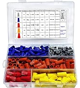220Pcs Electrical Wire Nut Connectors - MuHize Wire Nut Assortment Kit(2022 New), Electrical Twis...