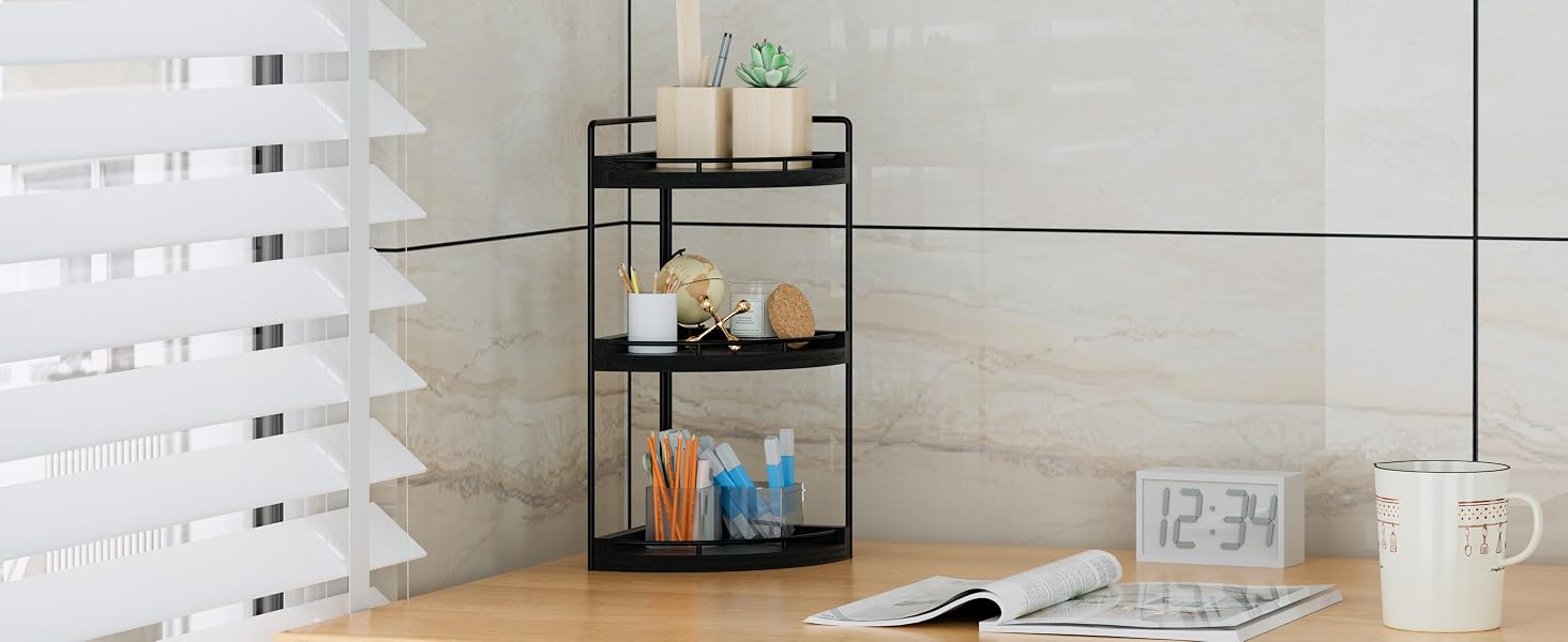corner bathroom counter organizer