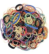 HAIDIBAO-Rubber Bands Assorted Sizes multicolor Elastic Rubber Bands Office Supplies 227g/0.5lbs