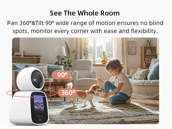 Baby camera monitor PTZ