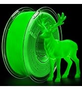 Frucindra PLA 3D Printer Filament, Glow in The Dark Filament 1.75mm, Stronger Lighting Effect, Lu...