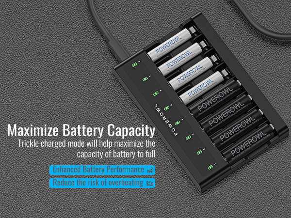 maximize battery capacity