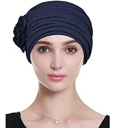 Alnorm Flower Design Chemo Hair Loss Caps Cancer Headwear for Women