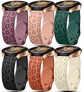 IKANFI 6Pack Engraved Band Compatible with Samsung Galaxy Watch 5 Band/Galaxy Watch 4 Bands/Galax...