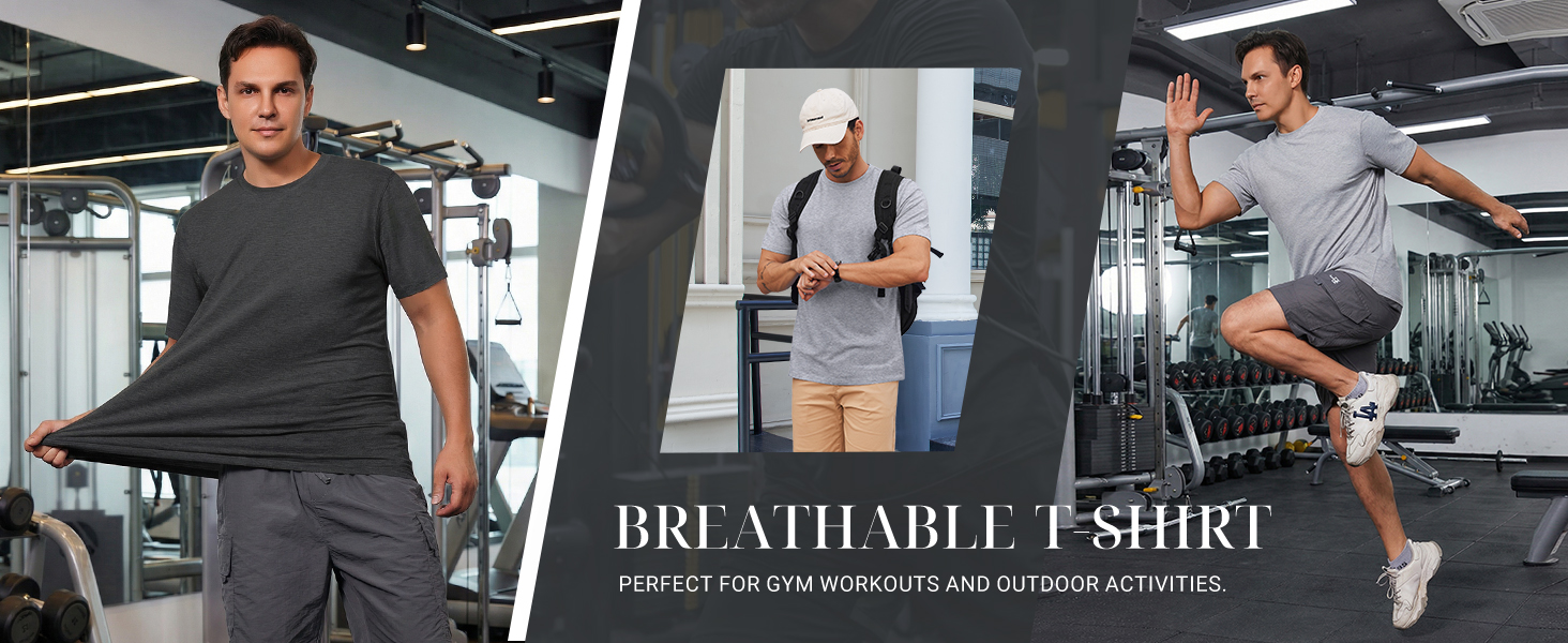 mens workout shirts short sleeve
