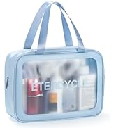 Etercycle Large Travel Toiletry Bag for Women and Men, Translucent Waterproof Toiletry Bag with H...