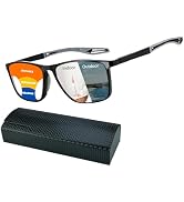 K.LAVER Photochromic Progressive Multifocus Reading Glasses Blue Light Blocking Multifocal Reader...