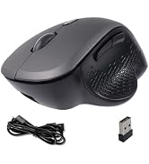 GUGUELEC Wireless Bluetooth Mouse, Ergonomic Design, Soundless, Portable