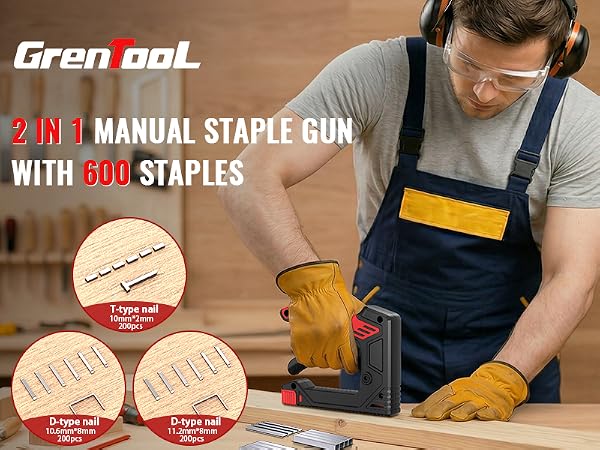 stapler with staples