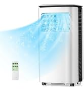 ARLIME Portable Air Conditioners 9000 BTU Cools up to 350 Sq. Ft., Portable AC Unit with Remote C...
