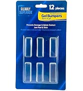 Clearly Superior Small 1.5" x .5" Clear Polymer Gel Bumpers. 12 Pcs.