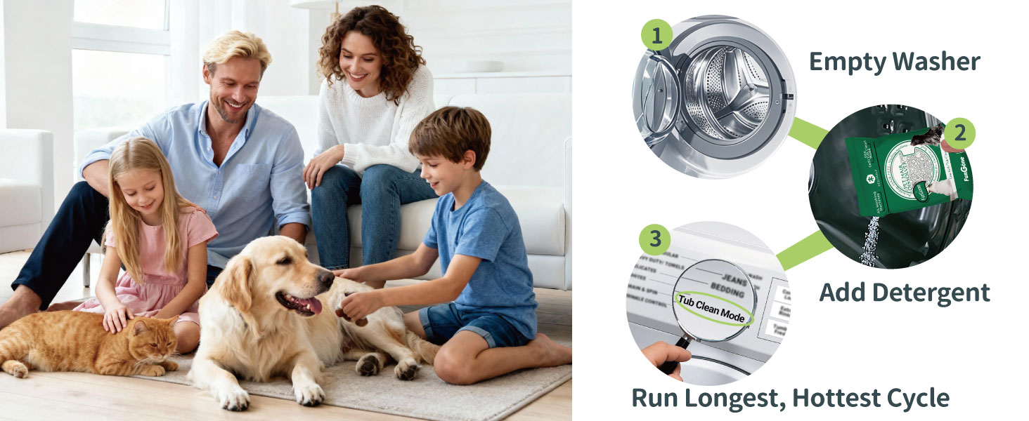 pet hair dissolver for washing machine