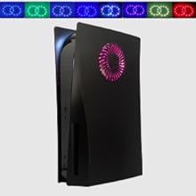 ps5 faceplates with vents and PS5 rgb LED light