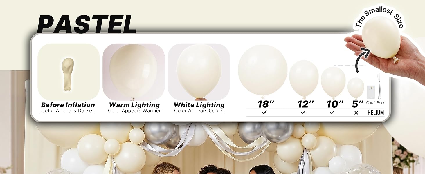 Beige Balloons