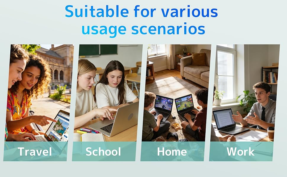 Various applicable scenarios of laptop chargers
