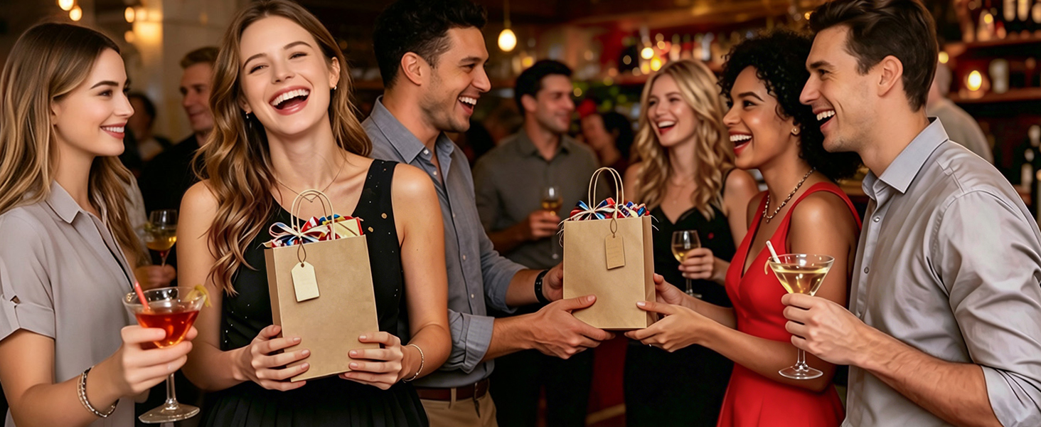 small brown party favor