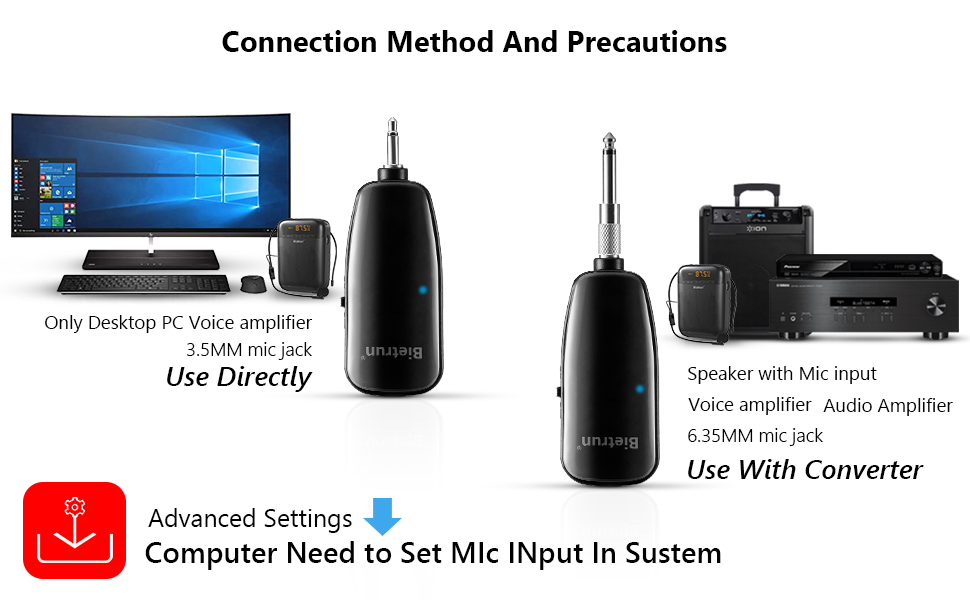 headset microphone headset professional portable small best uhf wireless cordless computer laptop