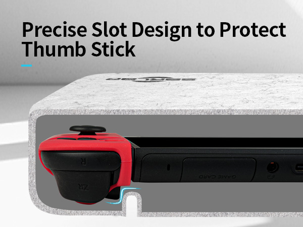 Precise Slot Design to Protect Thumb Stick
