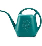 Fasmov 1-Gallon Plastic Watering Can with Comfortable Handle, Garden Watering Cans Long Spout for...