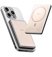 Kuulaa 10000mAh Magsafe Power Bank Ultra Slim 0.53'' Magnetic Wireless Portable Charger with USB-...