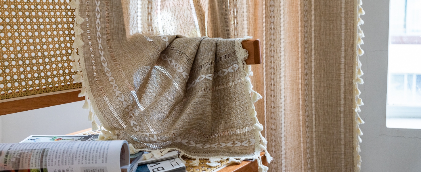 boho curtains