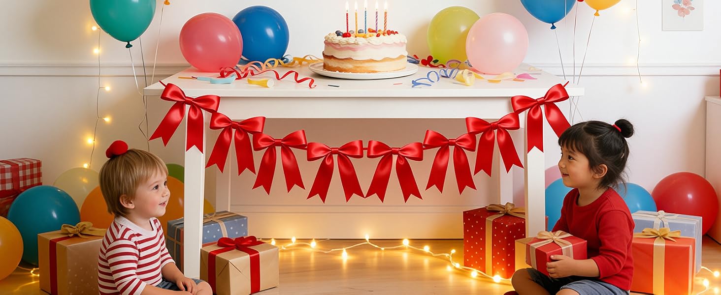 red bachelorette party decorations