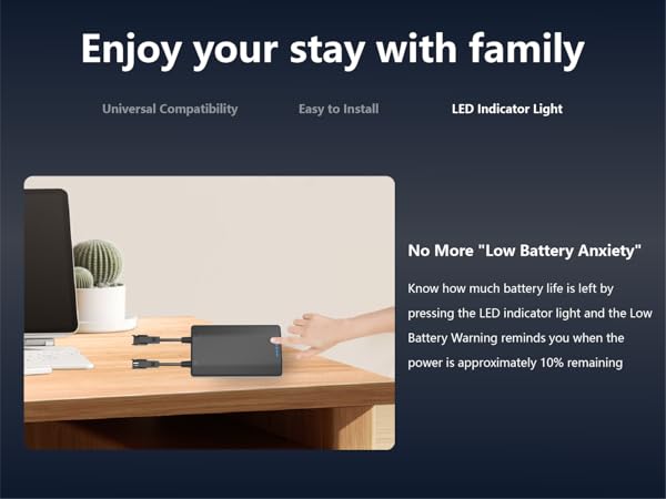 battery pack for reclining furniture