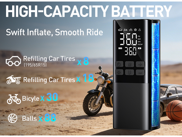 tire inflator portable air compressor